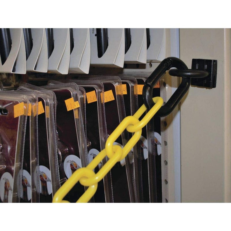 Mr. Chain Closed Sign Kit, Sign and 3-feet Yellow 2-Inch Chain (7403CL) 8" Height x 8" Width, 1 Count (Pack of 1) - Image 2